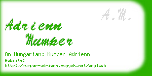 adrienn mumper business card